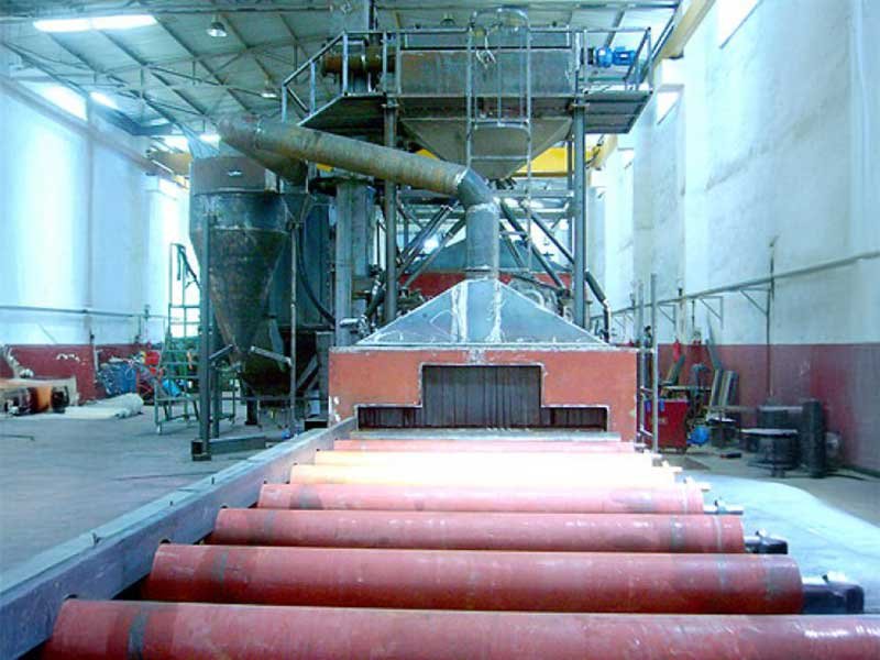Pipe Sandblasting Machine
